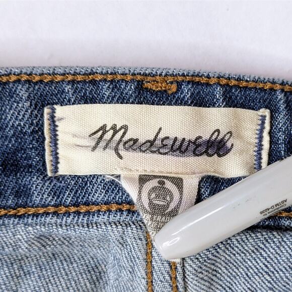 Madewell Jeans Curvy Perfect Vintage 26 Blue Denim Decatur Wash GUC NM281 - Picture 3 of 11